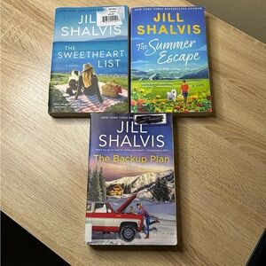 Jill Shalvis Book Set - The Sweetheart List, The Summer Escape, The Backup Plan